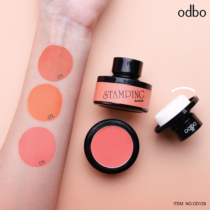 บลัชออน Odbo Cosmetic Stamping Blusher