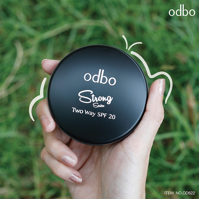 แป้งผสมรองพื้น Odbo Cosmetic Strong Series Two Way SPF20 แป้งผสมรองพื้น Odbo Cosmetic Strong Series Two Way SPF20