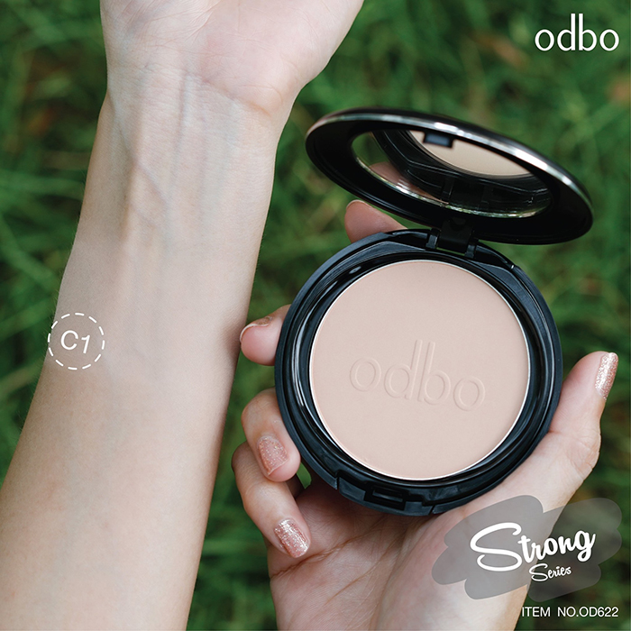 แป้งผสมรองพื้น Odbo Cosmetic Strong Series Two Way SPF20 แป้งผสมรองพื้น Odbo Cosmetic Strong Series Two Way SPF20