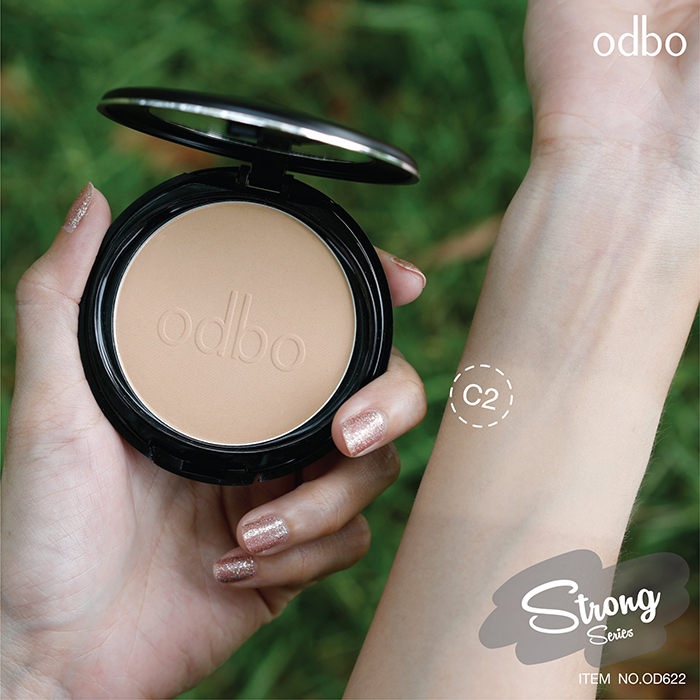 แป้งผสมรองพื้น Odbo Cosmetic Strong Series Two Way SPF20 แป้งผสมรองพื้น Odbo Cosmetic Strong Series Two Way SPF20