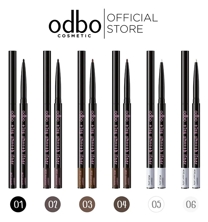 อายไลเนอร์ Odbo Cosmetic Tiny Smooth Liner