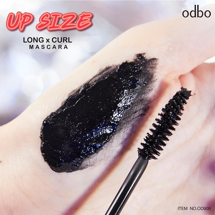 มาสคาร่า Odbo Cosmetic Up Size Long X Curl Mascara