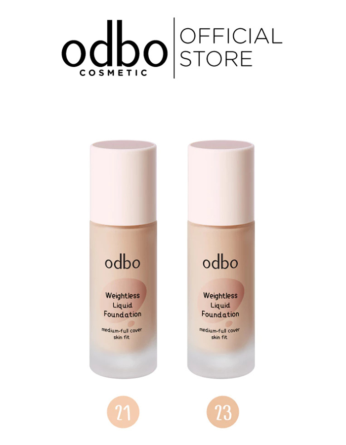 รองพื้น Odbo Cosmetic Weightless Liquid Foundation