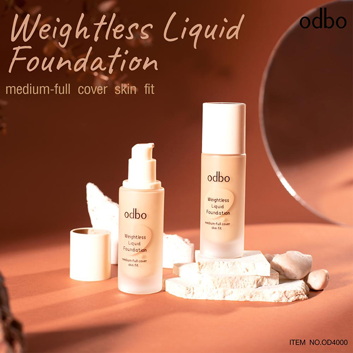 รองพื้น Odbo Cosmetic Weightless Liquid Foundation