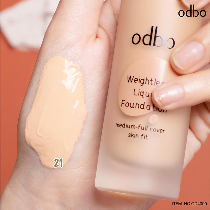 รองพื้น Odbo Cosmetic Weightless Liquid Foundation