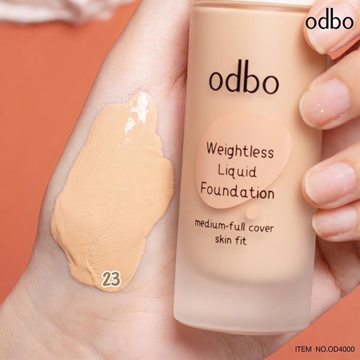 รองพื้น Odbo Cosmetic Weightless Liquid Foundation