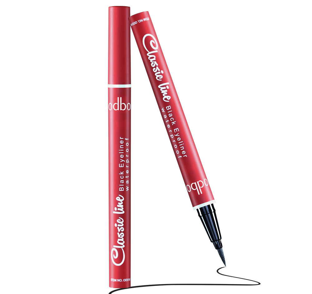อายไลเนอร์ odbo cosmetic Classic Line Black Eyeliner Waterproof