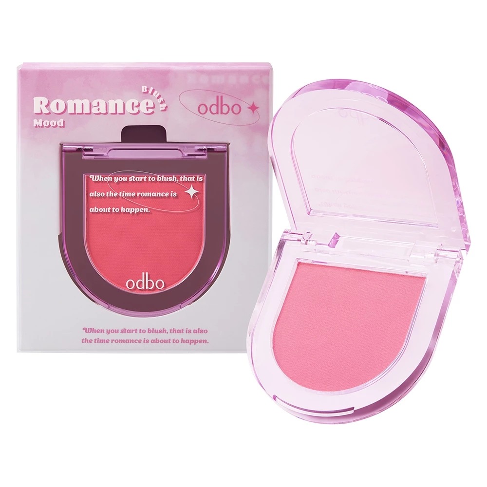 บลัชออน odbo cosmetic Romance Mood Blush