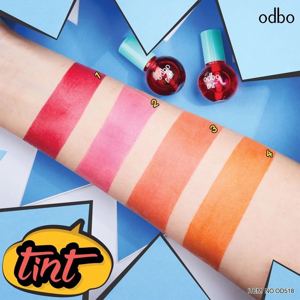 ลิปทินท์ odbo cosmetic tint 