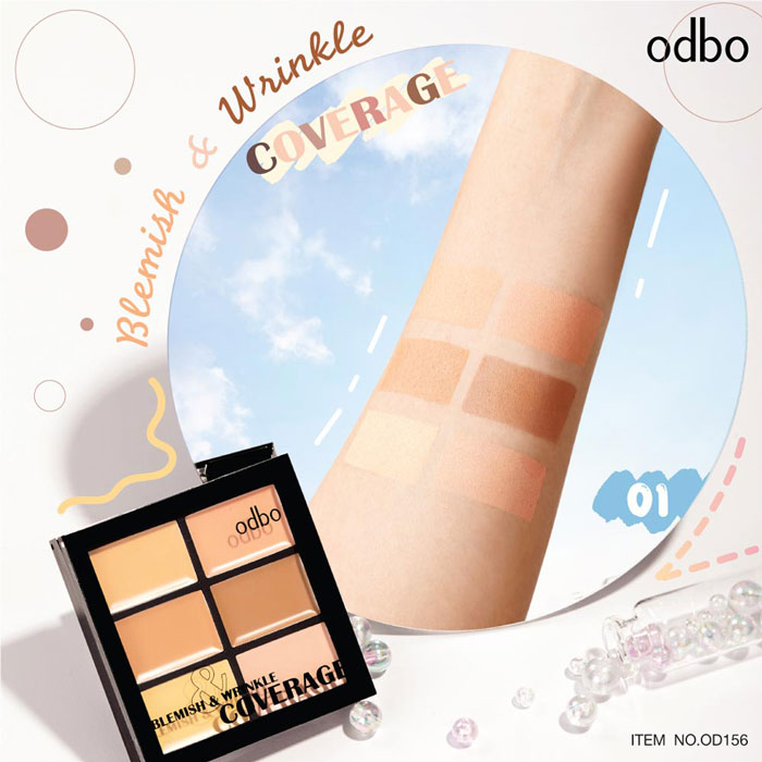 คอนซีลเลอร์ Odbo Cosmetic Blemish & Wrinkle Coverage