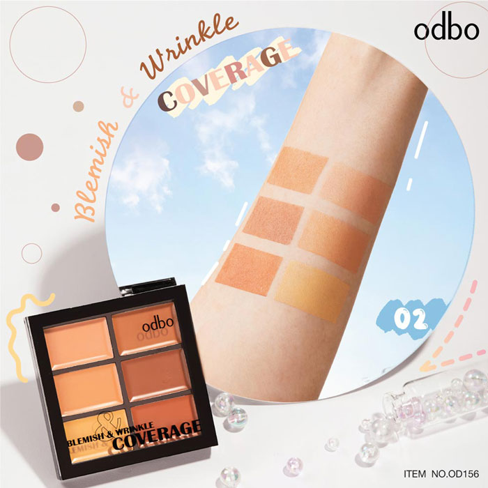 คอนซีลเลอร์ Odbo Cosmetic Blemish & Wrinkle Coverage