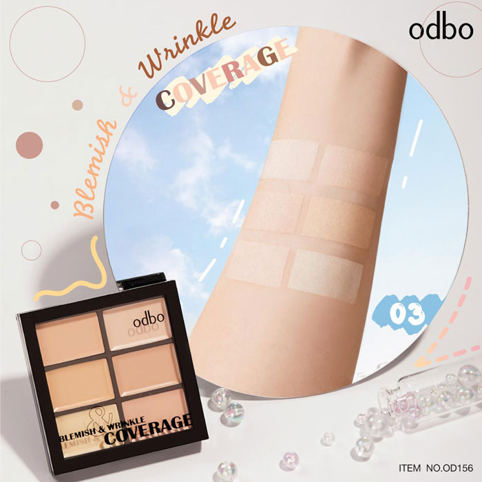 คอนซีลเลอร์ Odbo Cosmetic Blemish & Wrinkle Coverage