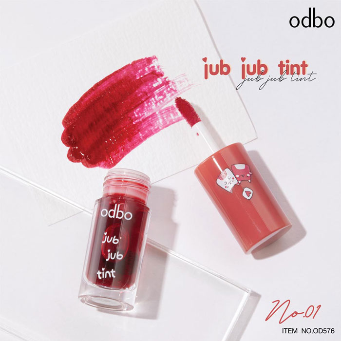 ลิปทินท์ Odbo Cosmetic Jub Jub Tint ลิปทินท์ Odbo Cosmetic Jub Jub Tint