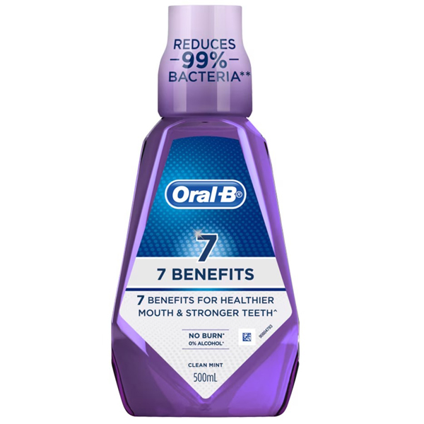 น้ำยาบ้วนปาก Oral B 7 Benefits