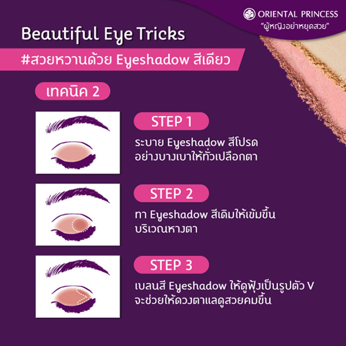 Oriental Princess beneficial All Day Wear Eyeshadow อายแชโดว์