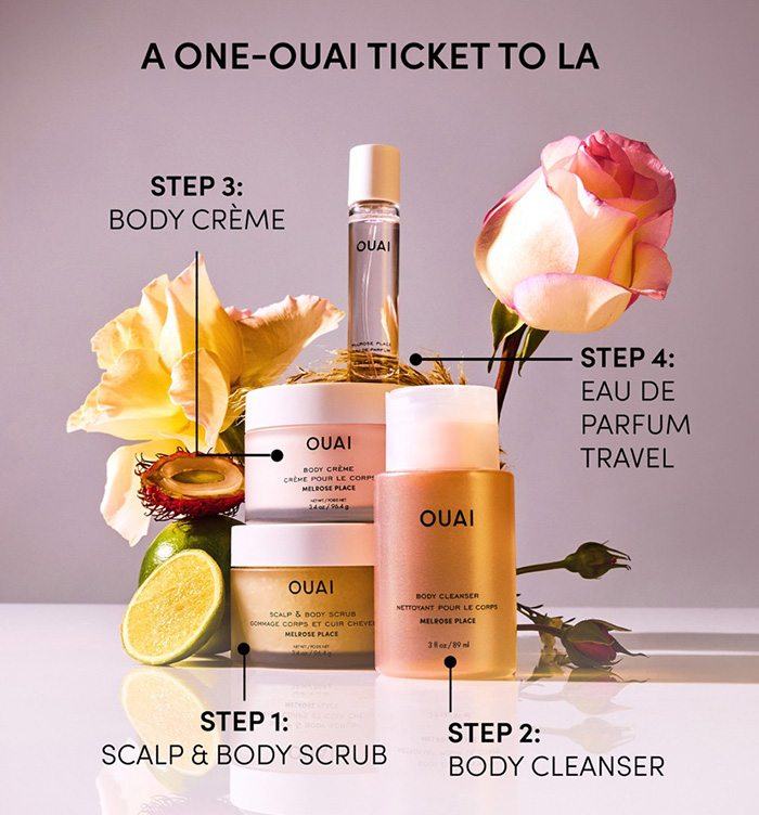 สครับขัดผิวกายและหนังศีรษะ OUAI Scalp & Body Scrub Melrose Place