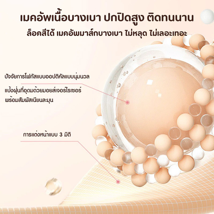 รองพื้นเนื้อน้ำ Pala Silky Soft Skin Fit Concealing Liquid Foundation SPF50+ PA+++