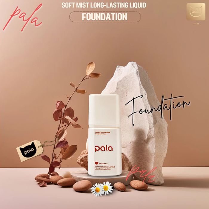 รองพื้น PALA Soft Mist Long-Lasting Liquid Foundation SPF50+PA+++