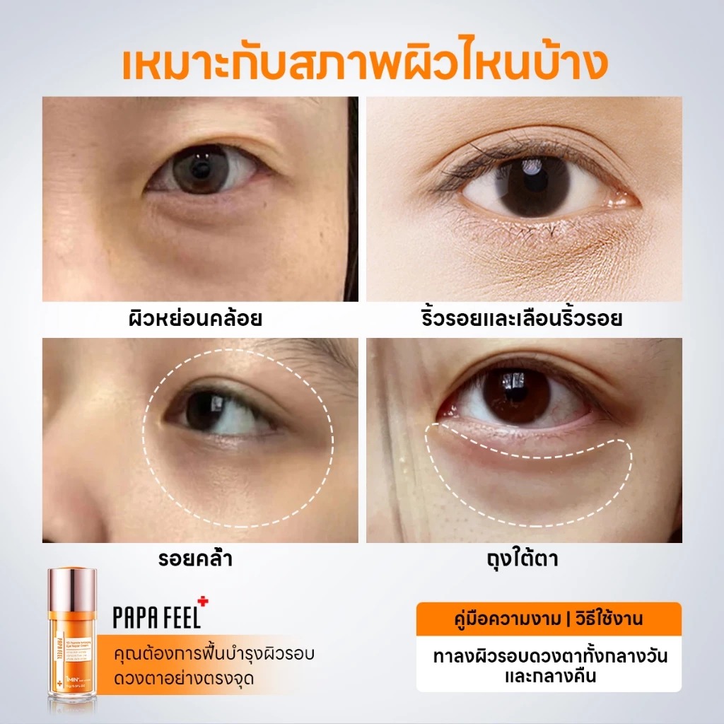 อายครีม PAPA FEEL 5D Peptide Anti-Aging Repair