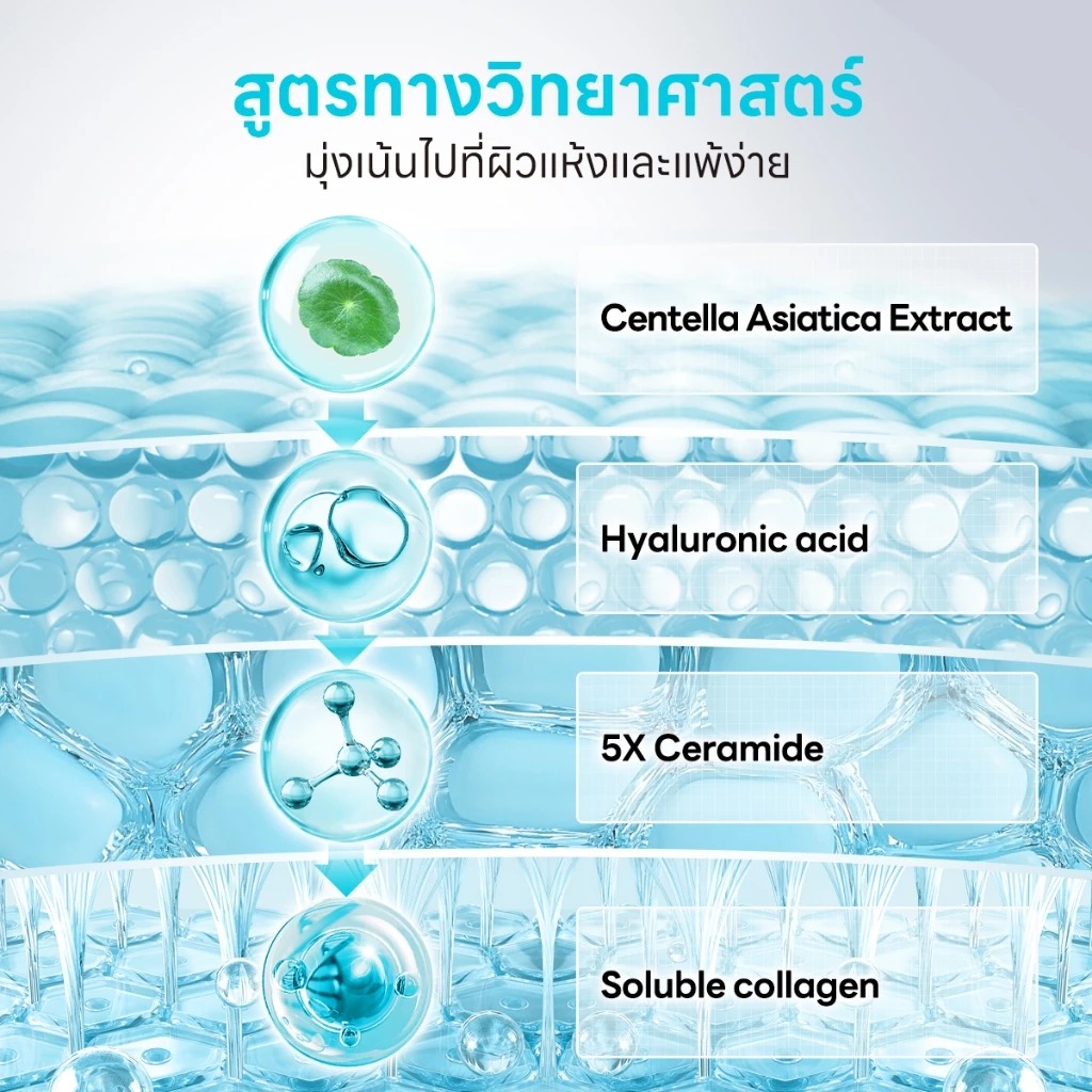 มอยส์เจอร์ไรเซอร์ PAPA FEEL 5X Ceramide Barrier Repair Moisturizer