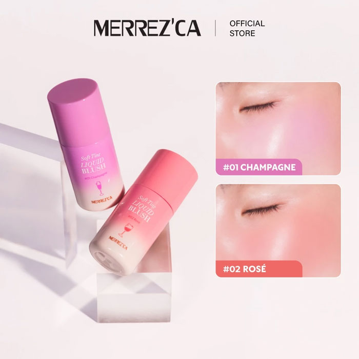 บลัชออน Merrezca Soft Tint Liquid Blush