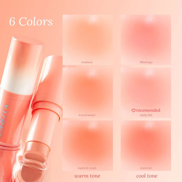 บลัชออน Merrezca Glowing Creamy Blush Stick
