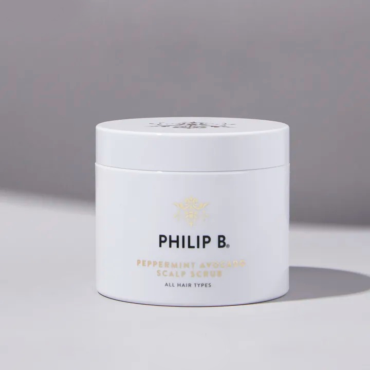 สครับหนังศีรษะ PHILIP B Peppermint Avocado Scalp Scrub