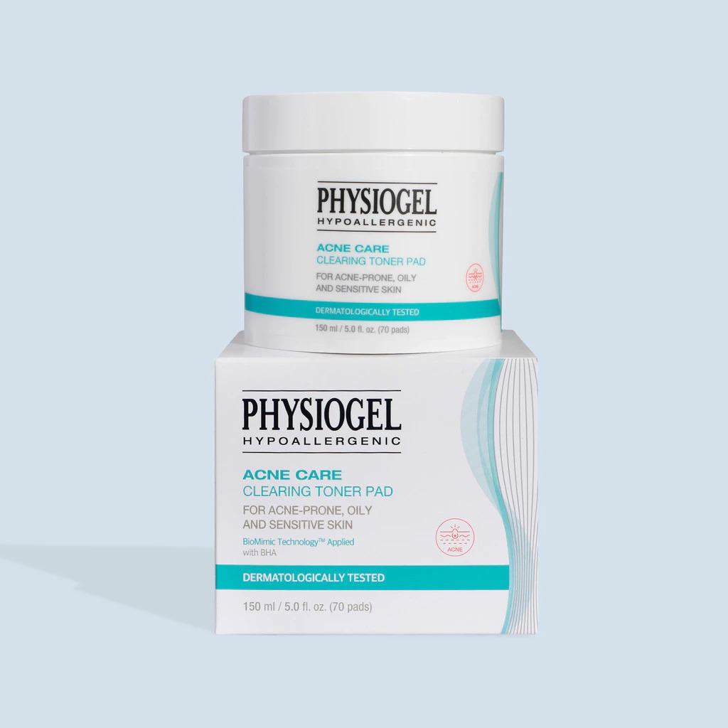 โทนเนอร์แพด PHYSIOGEL Acne Care Clearing Toner Pad