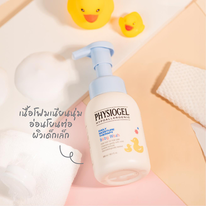 เจลทำความสะอาด PHYSIOGEL® Daily Moisture Therapy Baby Top To Toe Wash