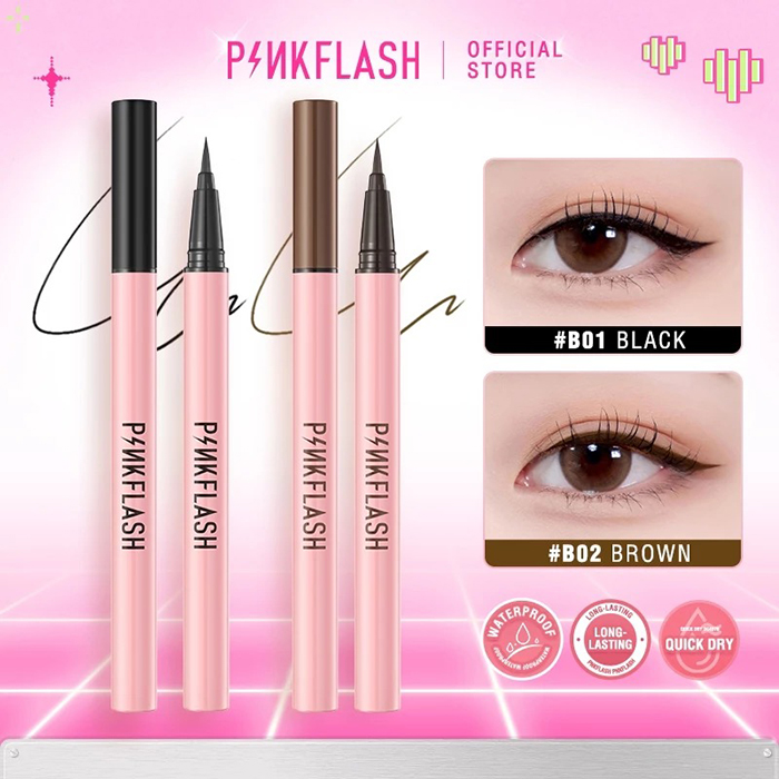 อายไลน์เนอร์ PINKFLASH Waterproof Easy Eyeliner