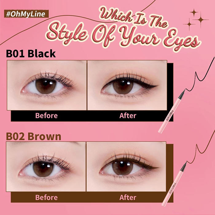 อายไลน์เนอร์ PINKFLASH Waterproof Easy Eyeliner