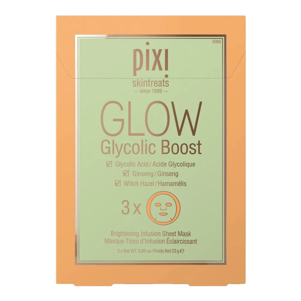 แผ่นมาส์กหน้า PIXI Glow Glycolic Boost