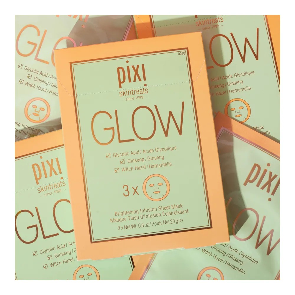 แผ่นมาส์กหน้า PIXI Glow Glycolic Boost