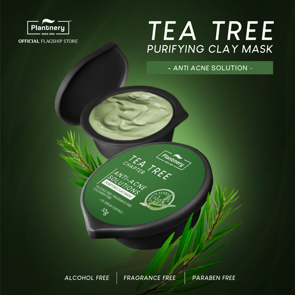 Plantnery Purifying Clay Mask Tea Tree