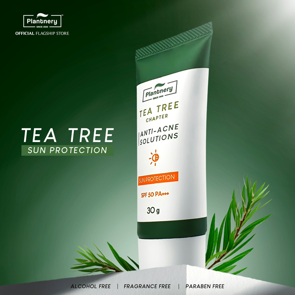 Plantnery Tea Tree Sunscreen Acne Oil Control SPF 50 PA+++ 