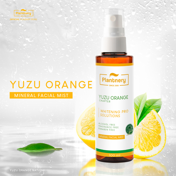 Plantnery Yuzu Orange Mineral Facial Mist