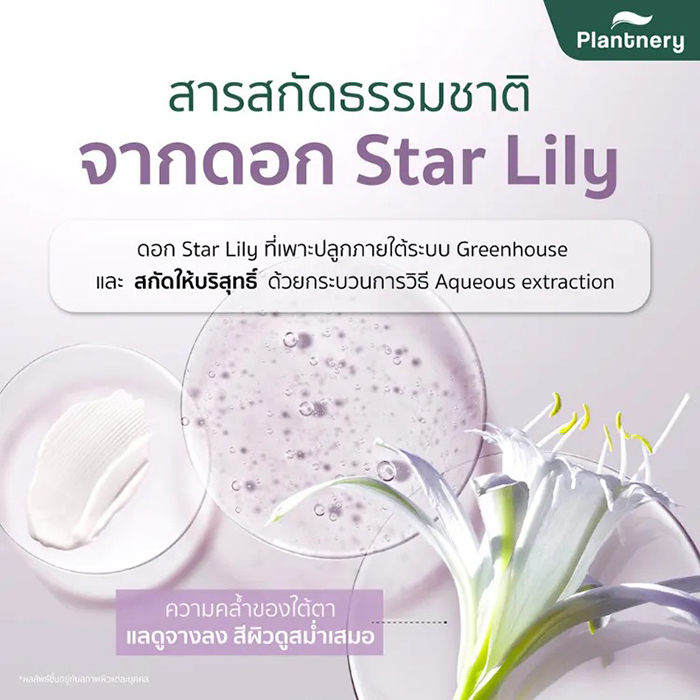 ครีมบำรุงใต้ตา Plantnery Lily Peptide Extra Bright Eye Cream