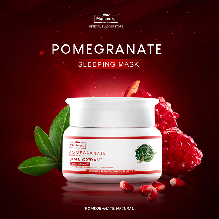 สลีปปิ้งมาส์ก Plantnery Pomegranate Sleeping Mask