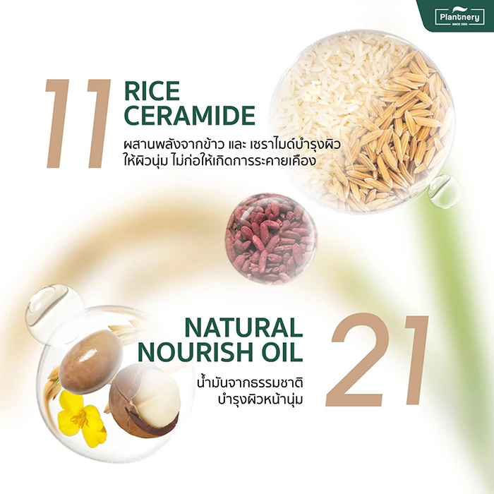 คลีนซิ่งบาล์ม Plantnery Rice Ceramide Cleansing Balm