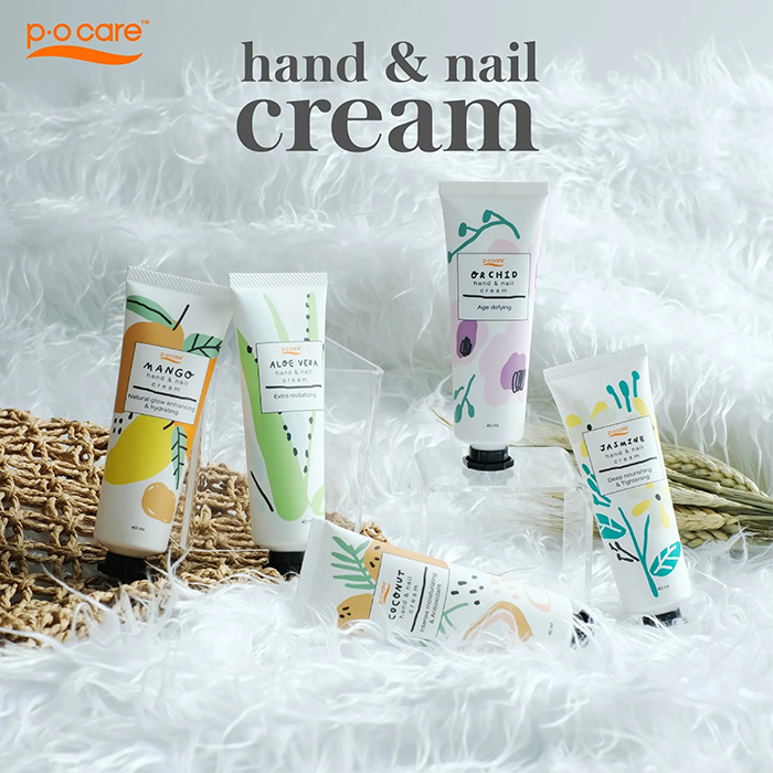 ครีมบำรุงมือและเล็บ P.O.CARE Hand & Nail Cream