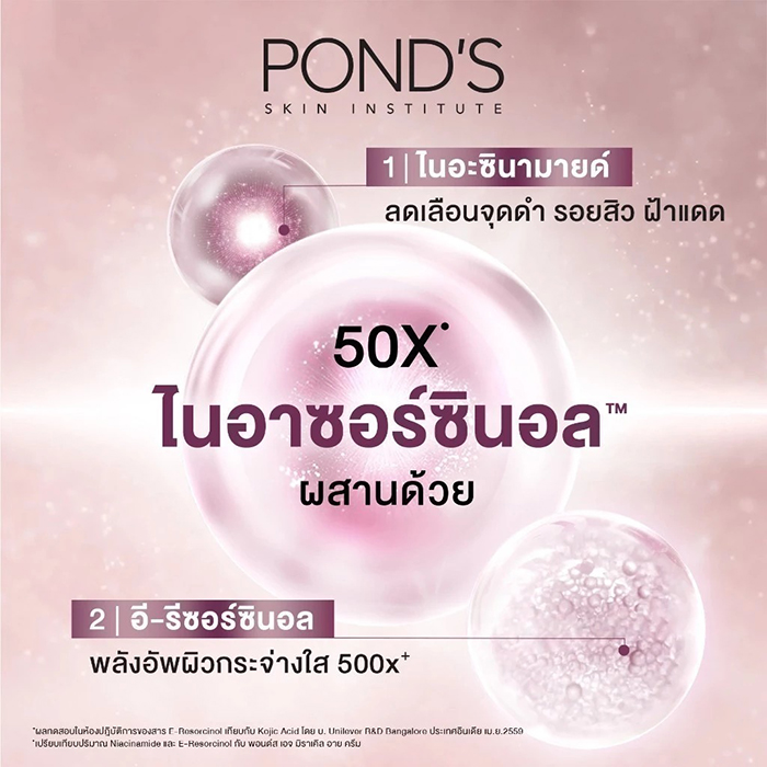 เซรั่มกลางคืน POND'S Bright Miracle Ultimate Clarity Niasorcinol Night Serum