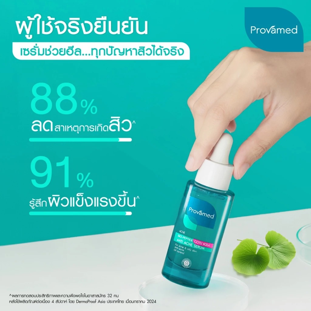 เซรั่มลดสิว PROVAMED Bio-Peptide Gotu Kola Anti Acne Serum