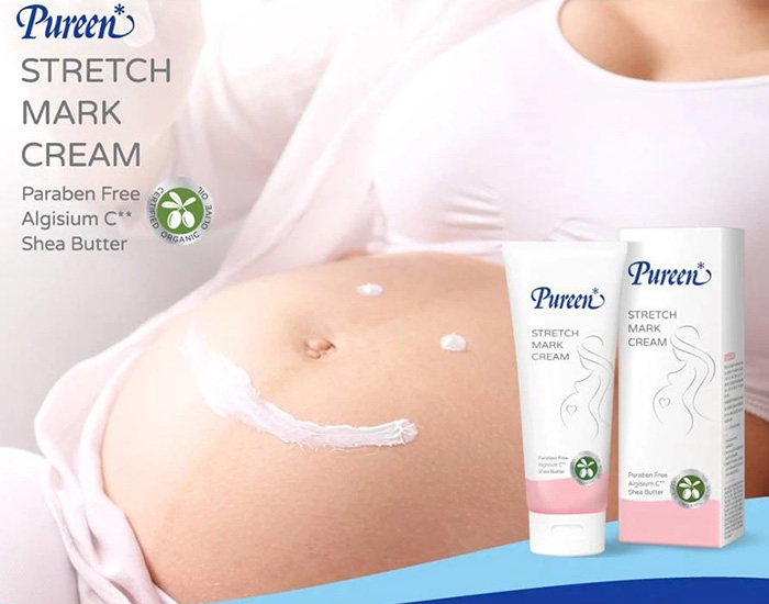 ครีมบำรุงผิวเพื่อป้องกันรอยแตกลาย Pureen Stretch Mark Cream ครีมบำรุงผิวเพื่อป้องกันรอยแตกลาย Pureen Stretch Mark Cream