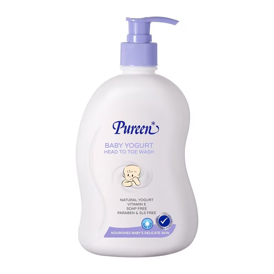 สบู่เหลว Pureen Baby Yogurt Head to toe Wash