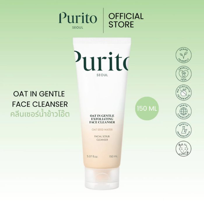 มาสก์โคลนข้าวโอ๊ต Purito Seoul Oat PDRN Gentle Refining Toner