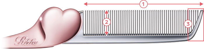 หวี ReFa Heart Comb Aira
