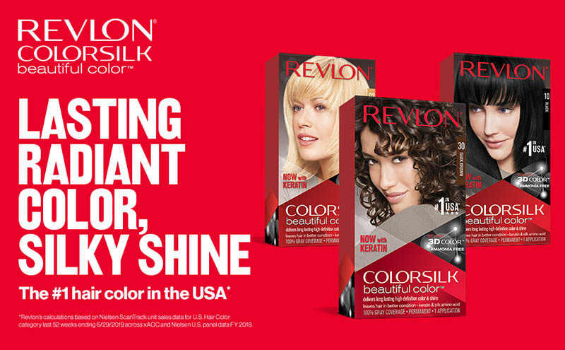 น้ำยาย้อมสีผม Revlon Colorsilk Beautiful Color with Keratin