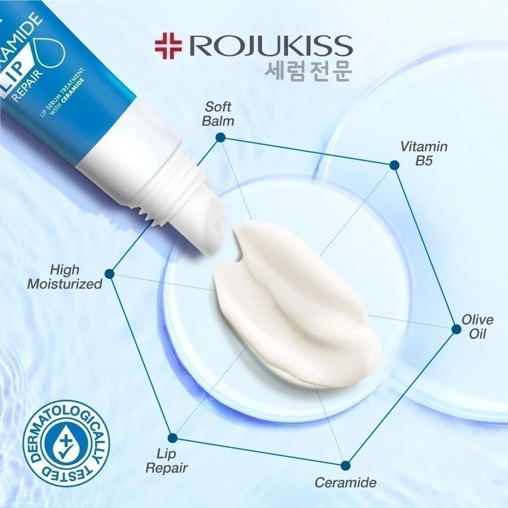 ลิปเซรั่ม Rojukiss 5X Ceramide Lip Serum Treatment