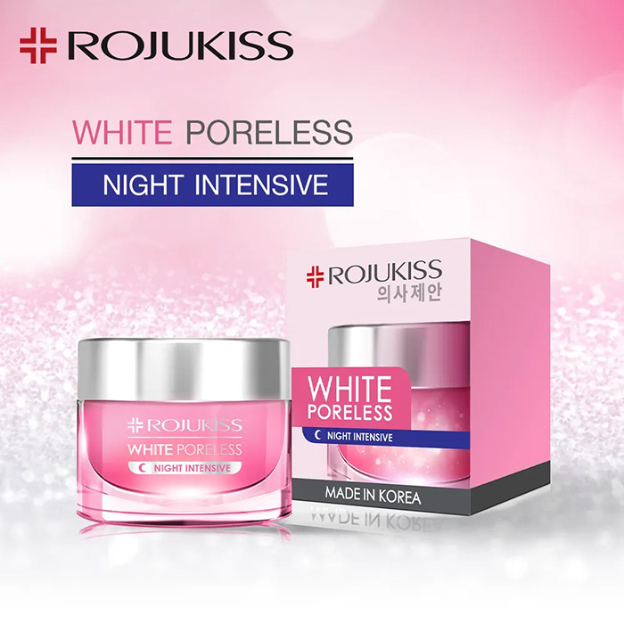 ครีมกลางคืน ROJUKISS White Poreless Night Cream