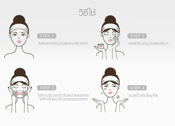 ครีมกลางคืน ROJUKISS White Poreless Night Cream